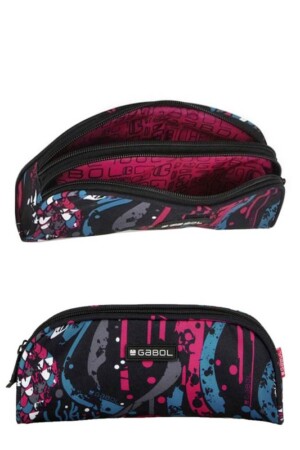 جامدادی دو زیپ splash سایز ۶*۸*۲۲ gabol ۲۲۲۳۳۱۰۹۹ گابل