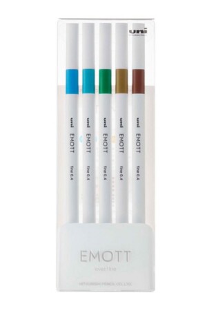 روان نویس ۵ رنگ EMOTT NO.۴ یونی بال