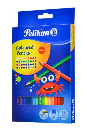 مداد رنگی ۳۶ رنگ استاندارد پلیکان pelikan