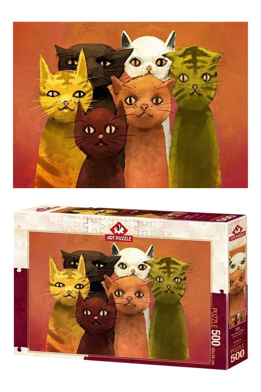 پازل the team of cats ۵۰۹۲ puzzle ۵۰۰
