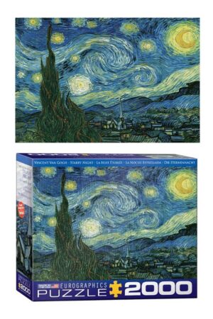 پازل starry night vangogh ۸۲۲۰-۱۲۰۴ ۲۰۰۰pcs