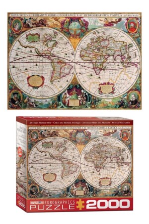 پازل Antique World Map ۸۲۲۰-۱۹۹۷ ۲۰۰۰pcs