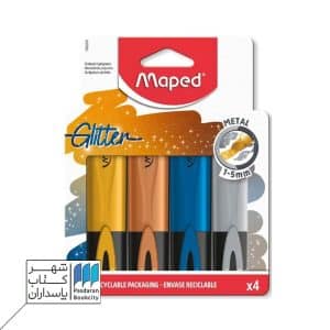 هایلایتر چهارتایی براق متالیک maped