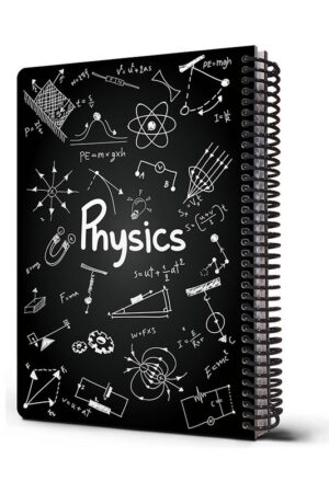 دفتر فرمول فیزیک مشکی ۱۰۰ برگ  ۲۴*۱۷