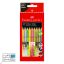 مداد رنگی ۱۲ رنگ گریپ بدنه طرح دار ۳ وجهی جعبه مقوایی ۲۰۱۵۶۹ faber castell