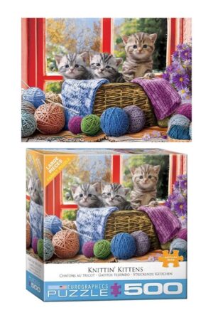 پازل knittin kittens ۶۵۰۰ ۵۵۰۰ ۵۰۰pcs