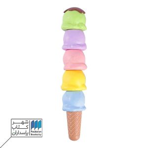 هایلایتر ۵ رنگ طرح بستنی قیفی