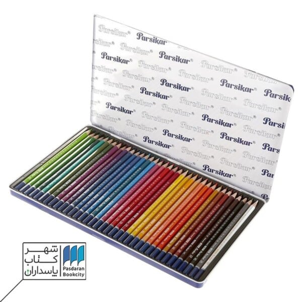 مداد رنگی ۳۶ رنگ فلزی تخت JM۸۹۰/۳۶