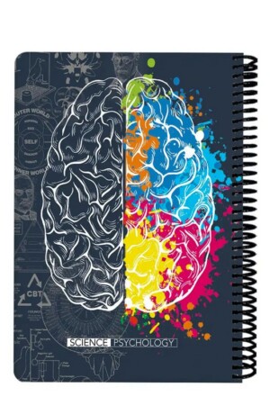 دفتر رحلی ۱۰۰ برگ مشکی Scientist Psychology دات نوت dotnote