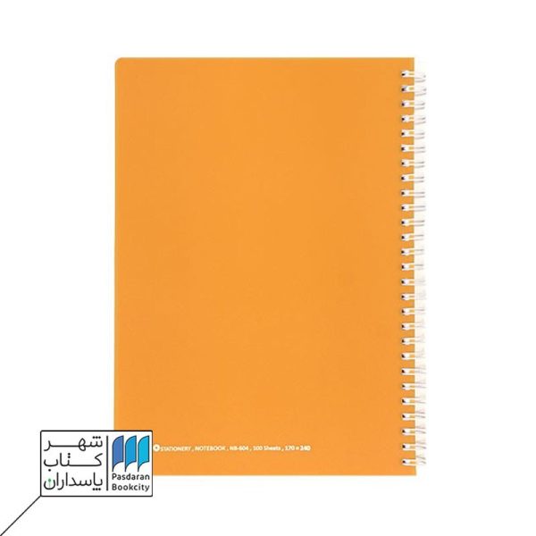 دفتر ۱۰۰برگ شفاف فارسی الوانpp۶۰۴