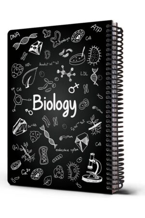 دفتر فرمول زیست مشکی ۱۰۰ برگ  ۲۴*۱۷