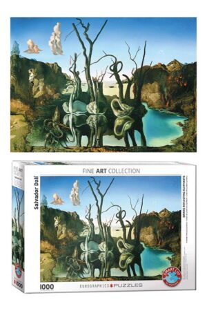 پازل swans reflecting elephants ۶۰۰۰ ۰۸۴۶ ۱۰۰۰pcs