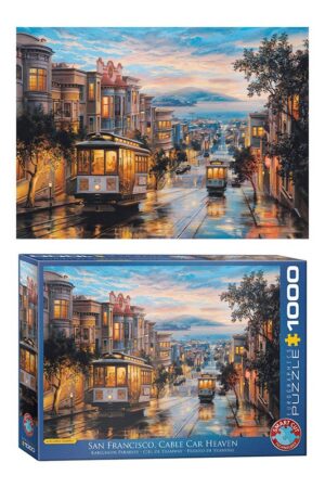 پازل san francisco cable car heaven ۶۰۰۰ ۰۹۵۷ ۱۰۰۰pcs
