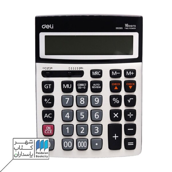 ماشین حساب رومیزی ۱۶ رقم ۳۹۲۶۵ deli