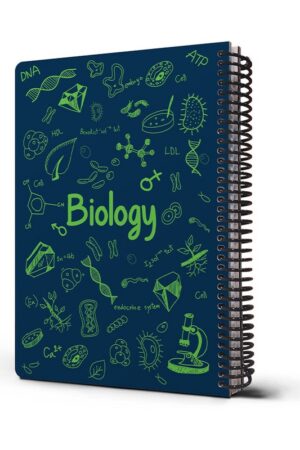 دفتر فرمول زیست سرمه ای ۱۰۰ برگ  ۲۴×۱۷ دات نوت