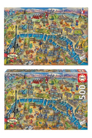 پازل paris map ۱۸۴۵۲ ۵۰۰pcs