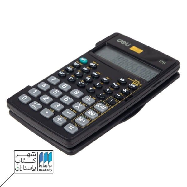 ماشین حساب مهندسی ۱۰ رقم درب دار  deli E ۱۷۱۱