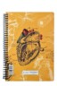 دفتر رحلی۱۰۰ برگ  Scientist Heart زرد دات نوت dotnote