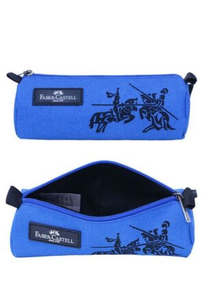 جامدادی تک زیپ پارچه ای طرح شوالیه ۳۱۹۱۴۹۲۳ آبی فابر کاستل