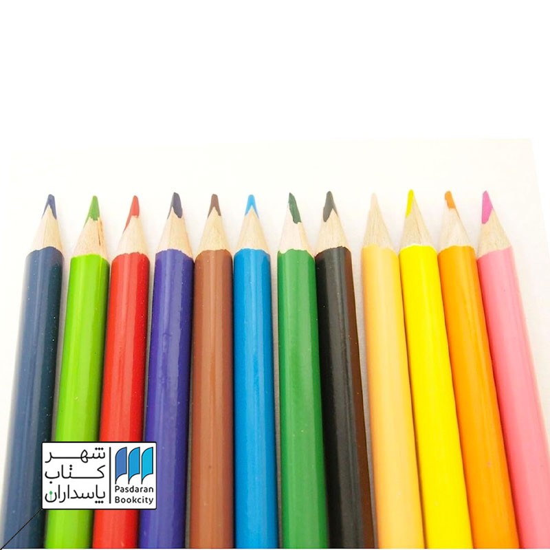 مداد رنگی ۱۲ رنگ سه گوش ۰۷۲۸۳۱۲
