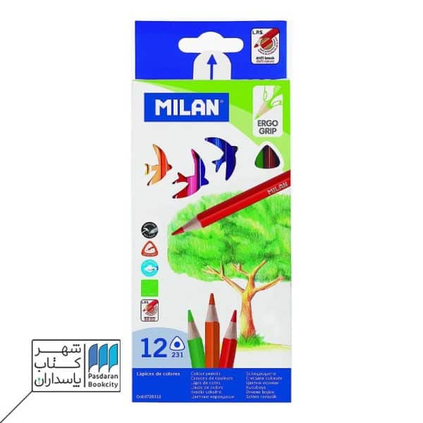 مداد رنگی ۱۲ رنگ سه گوش ۰۷۲۸۳۱۲