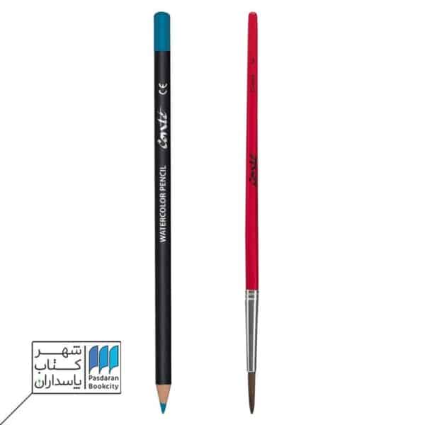 مداد رنگی آبرنگی ۱۲ رنگ CONTE بسته فلزی