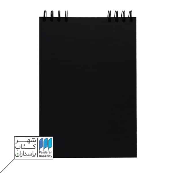 دفتر طراحی برگ مشکی B۶