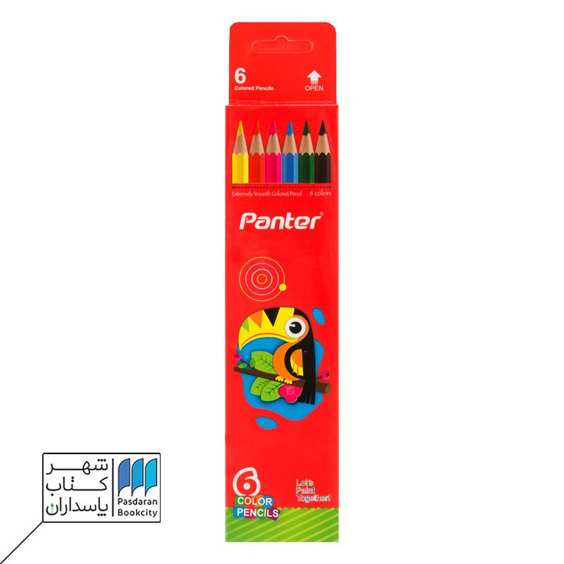 مداد رنگی ۶ رنگ pcp ۱۰۳