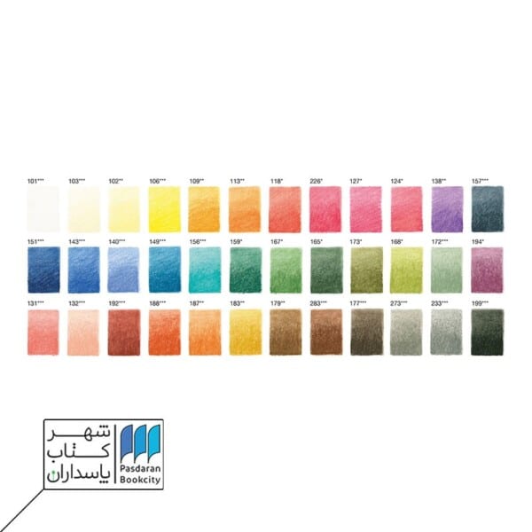 پیت پاستل مدادی فابر کاستل ۳۶ رنگ جعبه فلزی