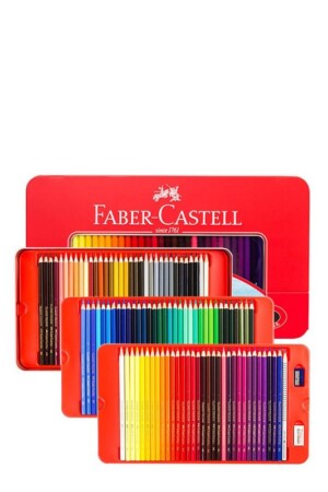 مداد رنگی ۱۰۰ رنگ جعبه فلزی تخت کلاسیک ۱۱۵۸۰۵