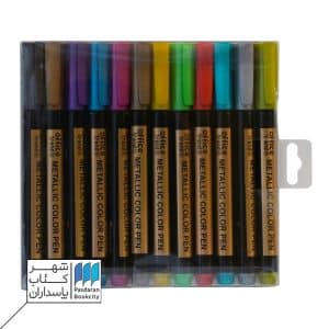 ست ۱۲ رنگ ماژیک متالیک MP ۳۰۰۸