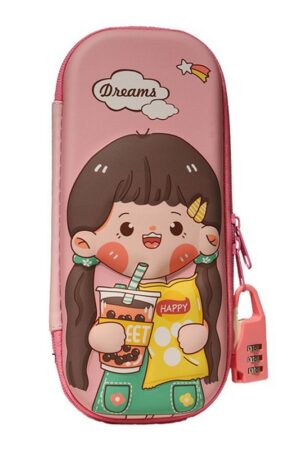 جامدادی PVC قفل دار دختر بوبا کوچک ۵۵۳۰