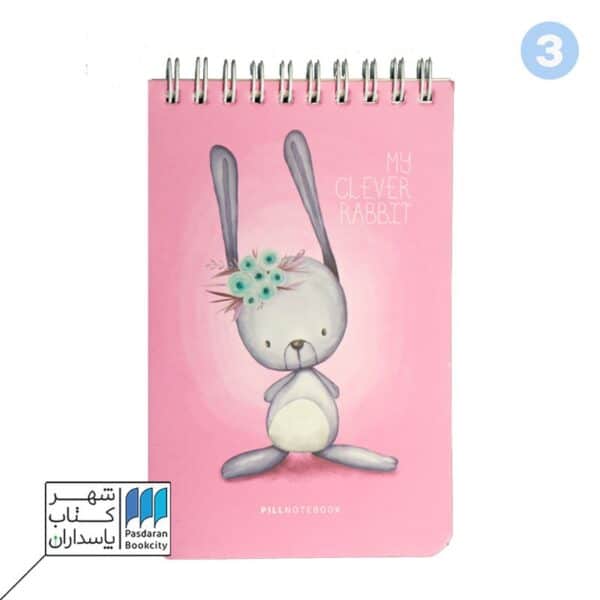 دفتر یادداشت ۱۰۰ برگ ۱۰*۱۵ پینک