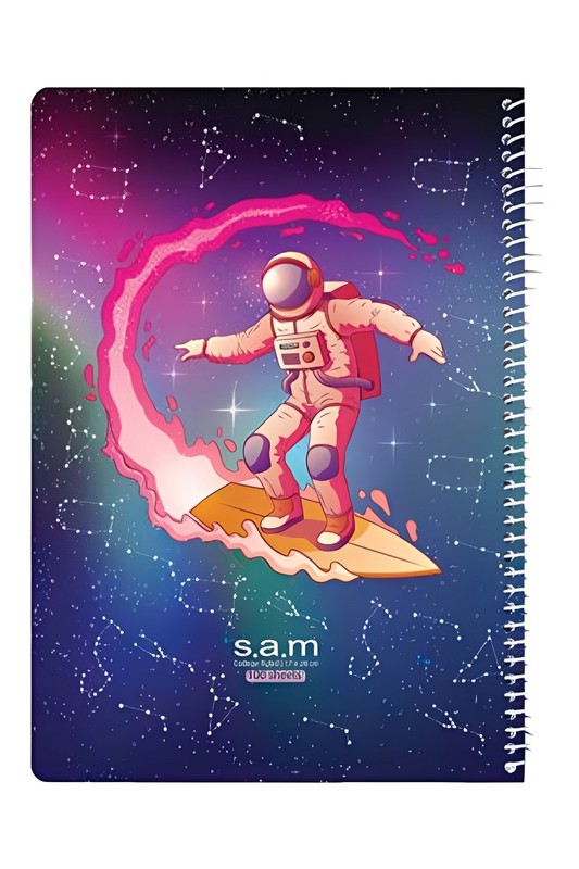 دفتر ۴۰ برگ وزیری سیمی فانتزی a سم