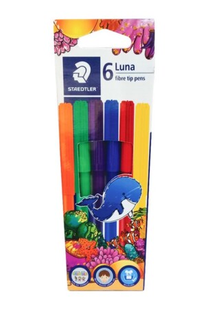 ماژیک رنگ آمیزی لونا ۶ عددی st۳۲۷ استدلر staedtler
