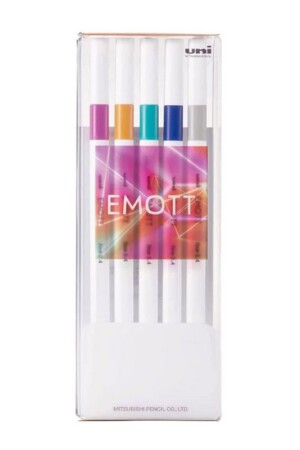 روان نویس ۵ رنگ EMOTT NO.۱۲ یونیبال