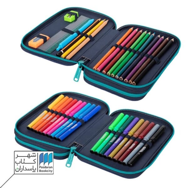 جامدادی دو زیپ با لوازم تحریر E۶۶۵۳۸ کول پک cool pack