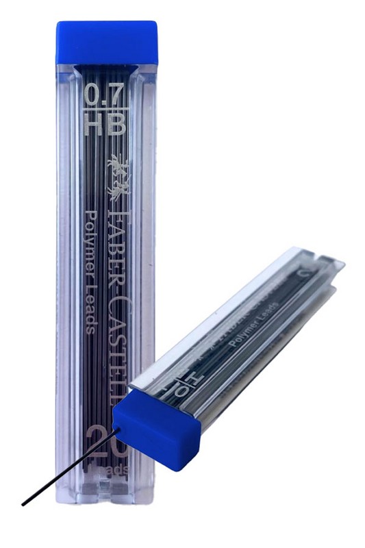 نوک اتود ۰/۷ شیشه رنگی HB  فابر کاستل faber castell