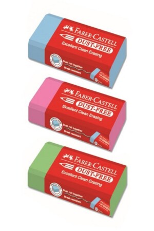 پاک کن dust free رنگ پاستلی کد ۱۸۷۱۲۵ faber castell