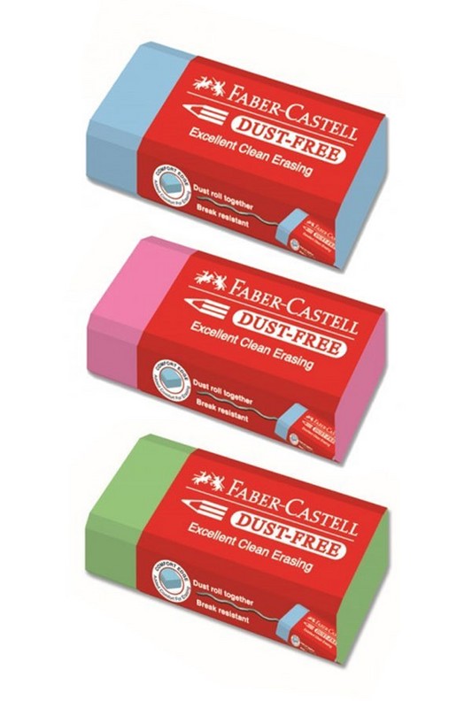 پاک کن dust free رنگ پاستلی کد ۱۸۷۱۲۵ faber castell