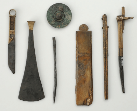 عکس ابزارهای نوشتار باستانی