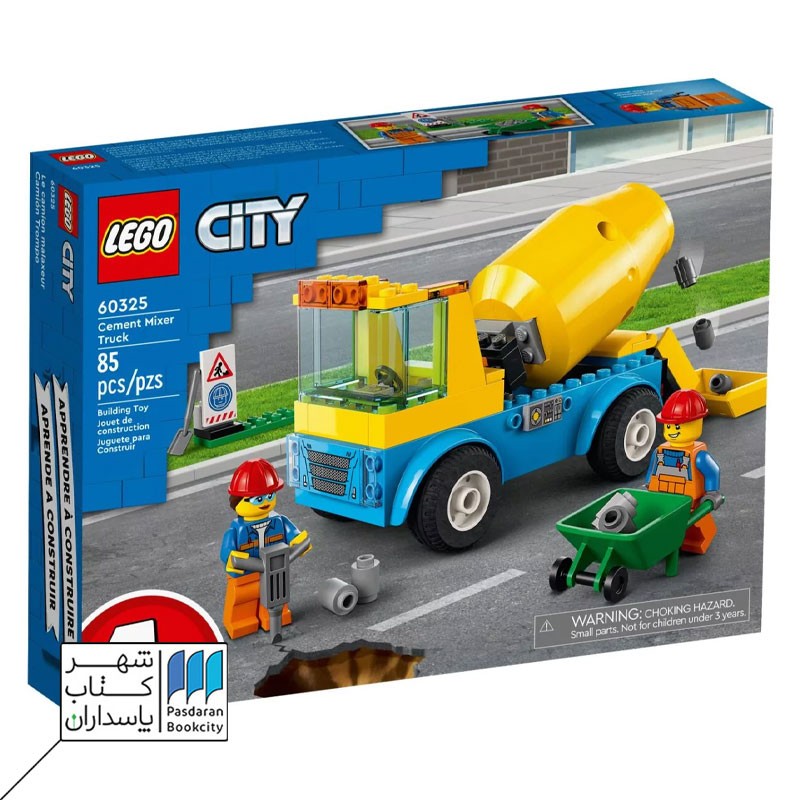 لگو Lego Cement Mixer Truck ۶۰۳۲۵