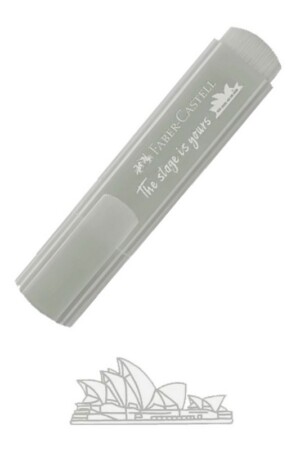 هایلایتر ۴۶ طوسی پاستلی طرح کشور ها فابرکاستل faber castell