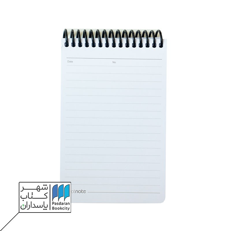 دفتر یادداشت A۶ فارسی زرد جلد سخت