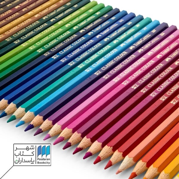 مداد رنگی ۳۶ رنگ کلاسیک جعبه مقوایی ۱۱۵۸۵۶ فابرکاستل