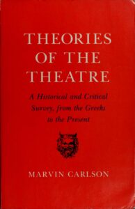 کتاب نظریه های تئاتر اثر ماروین کارلسون - جلد کتاب

