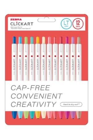 ماژیک کلیک آرت CLICKART بسته ۱۲ عددی light