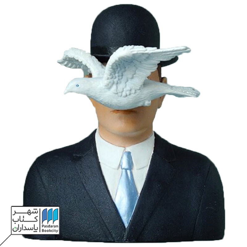 مجسمه magritte L homme au chapeau Melon MAG۰۴