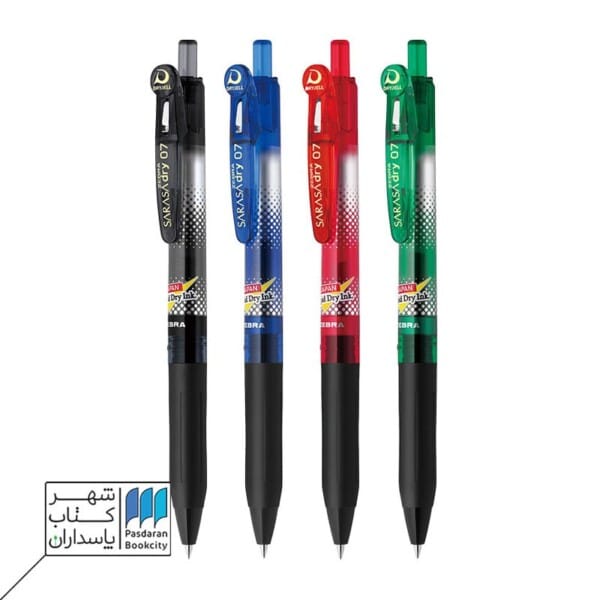 ست روان نویس Sarasa dry ۵ رنگ ۰.۷