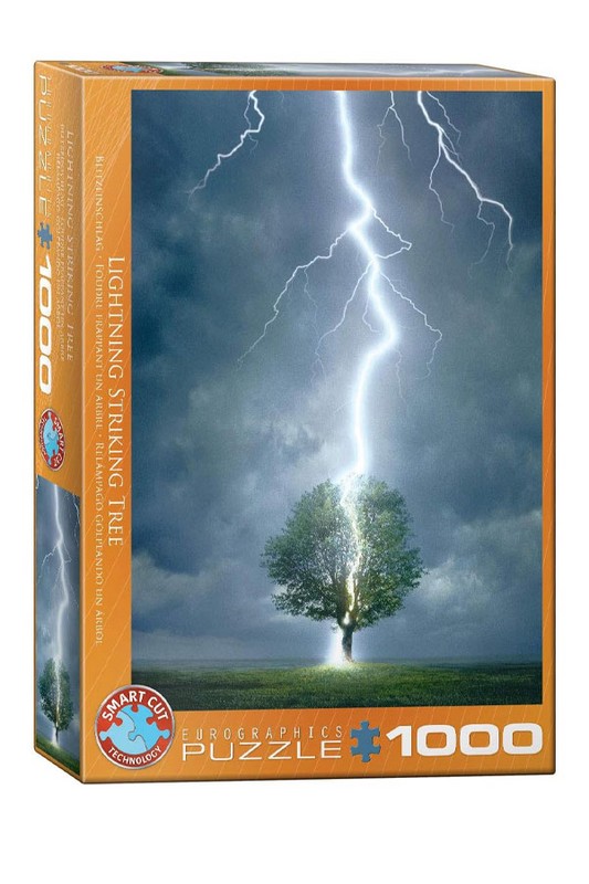 پازل Lightning Striking Tree ۶۰۰۰۴۵۷۰ ۱۰۰۰pcs
